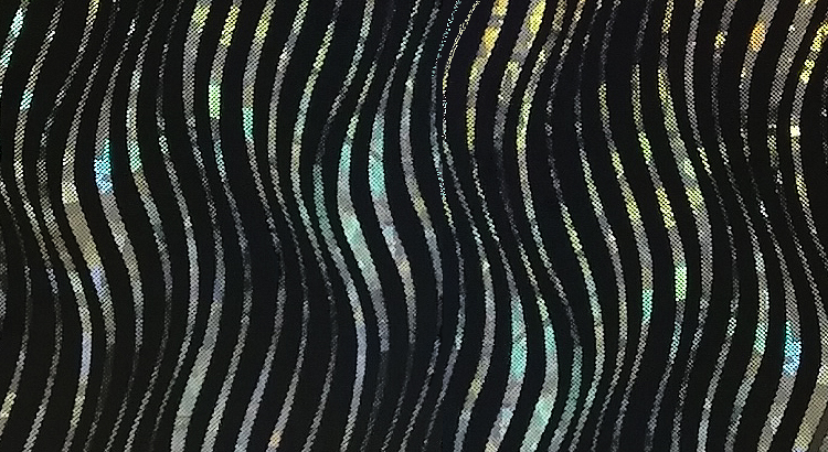 GMN992   P.HOLOGRAM DALGA SİYAH